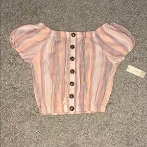 Cropped blouse thing